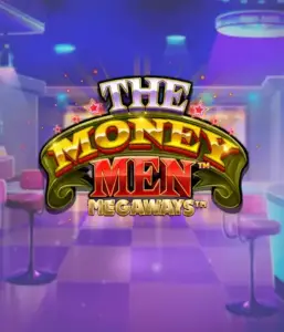 Dive into the exciting world of The Money Men Megaways game by Pragmatic Play, highlighting a striking logo with sparkling stars on a lavish casino backdrop. This graphic captures the glamour and excitement of Megaways slots with its eye-catching ambiance and design. Perfect for slot game lovers seeking Vegas-style excitement. 